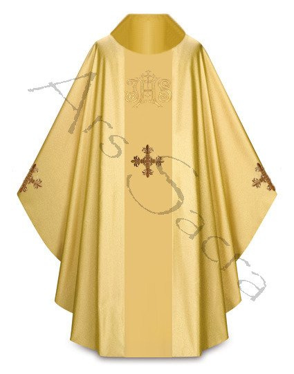 Chasuble gothique "Saint Martin de Porres" 431-G63g