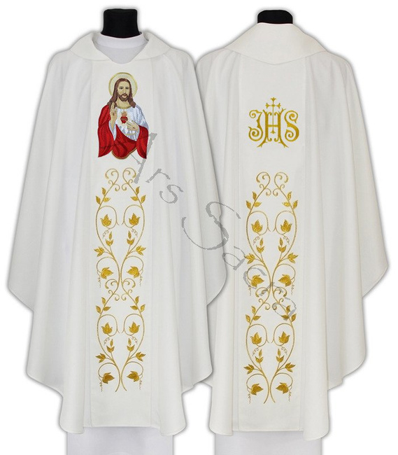Chasuble gothique "Heart of Jesus" 731-B