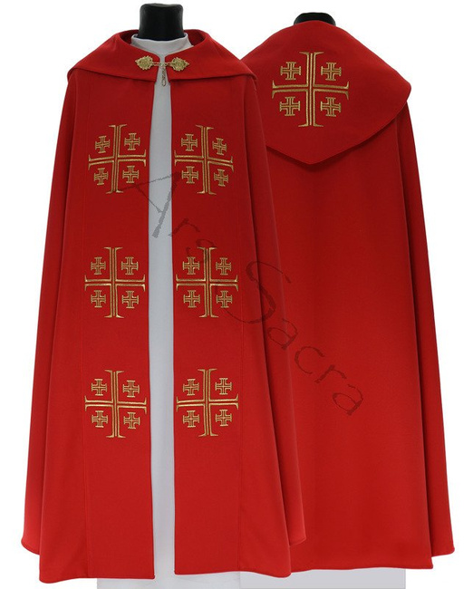 Chape gothique '"Croix de Jérusalem" K723-B