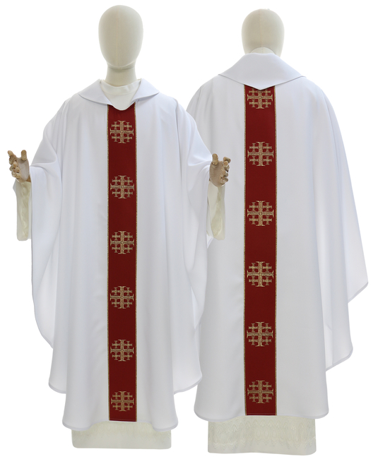 Gothic Chasuble "Jerusalem Crosses" 103-BC