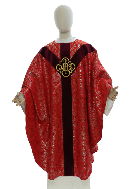 Semi Gothic Chasuble "IHS" GY208-AC14
