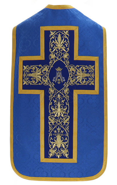 Chasuble romaine mariale R749-I25