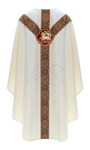 Casulla semigótica "Cordero de Dios" GY202-25