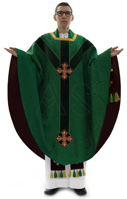 Conical Chasuble of St. Thomas Becket style C836-12