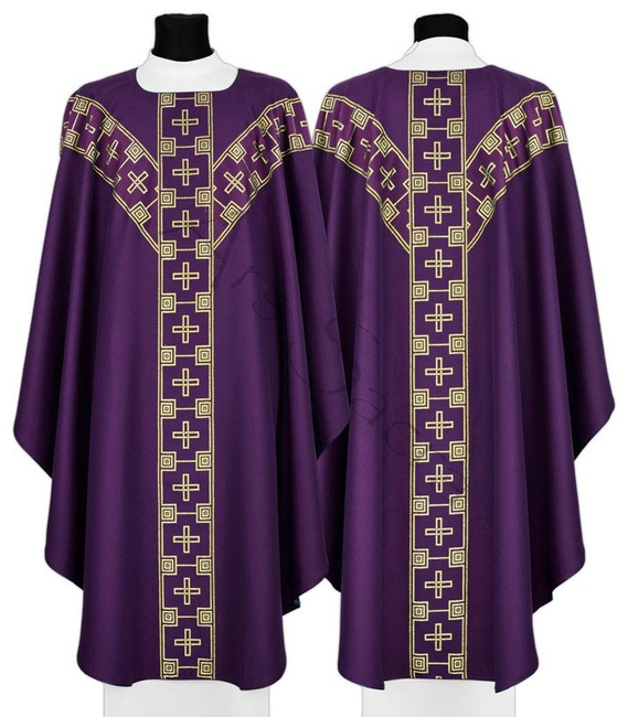 Chasuble semi-gothique GY017-F
